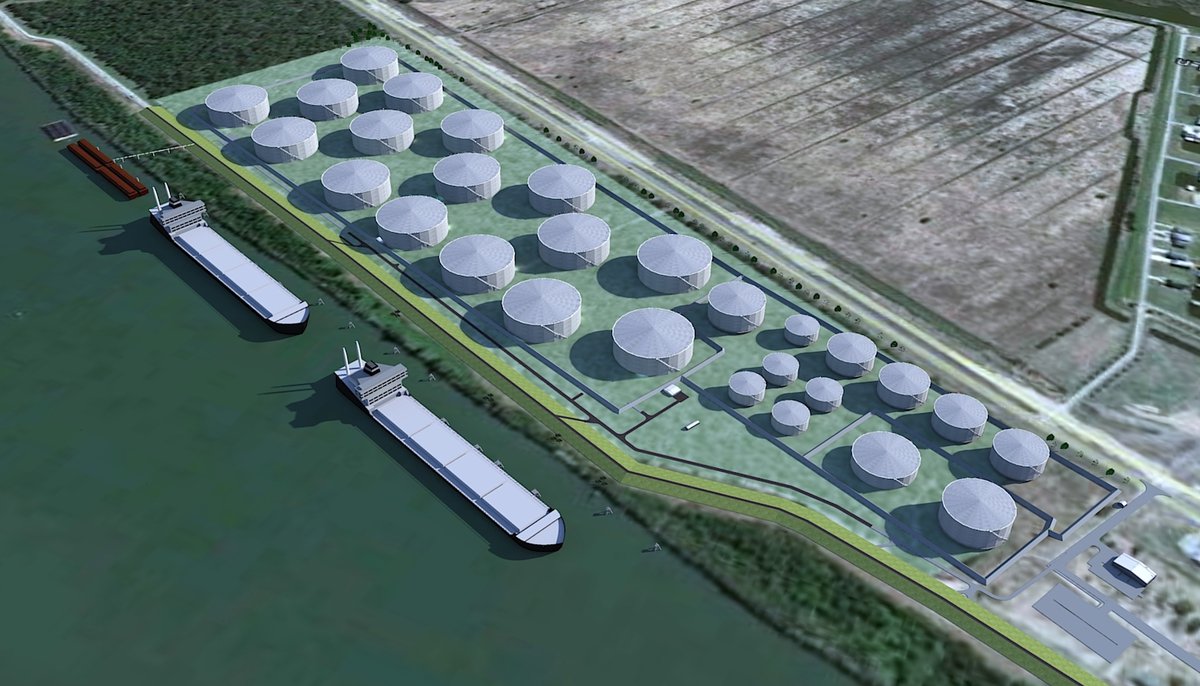 Construction begins on the $930MM Port of Plaquemines oil terminal ...