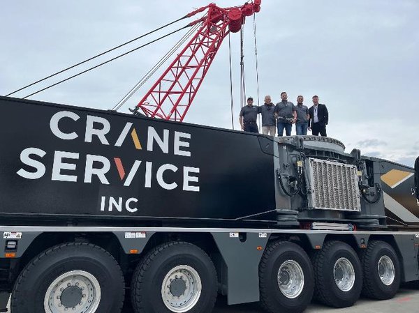 Crane Service, Inc. expands fleet with a Liebherr LG 1800-1.0 lattice boom crane