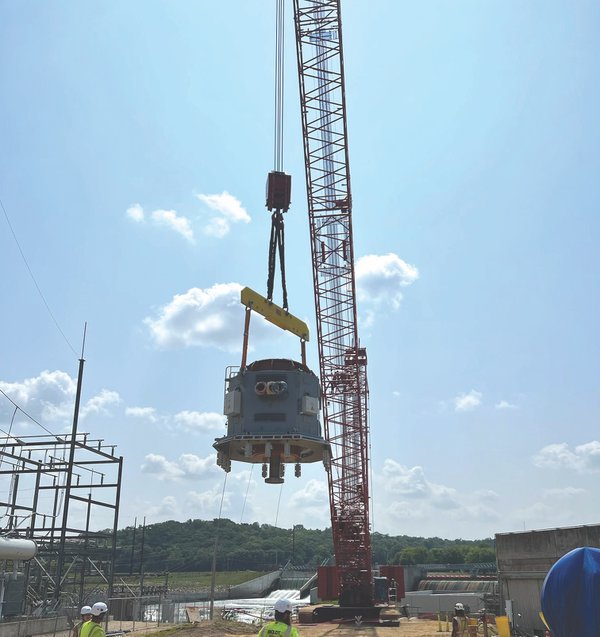 More power: ALL Crane sets two generators that double Minnesota dam’s capacity for electricity